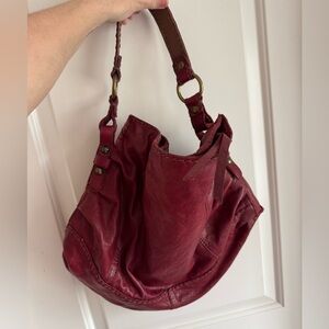 Lucky Brand red leather bag